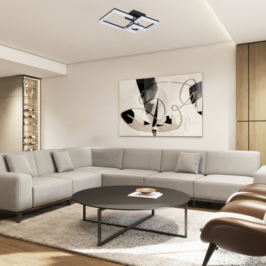 Rabalux - LED Stropní svítidlo LED/22W/230V 3000/4000/6500K černá