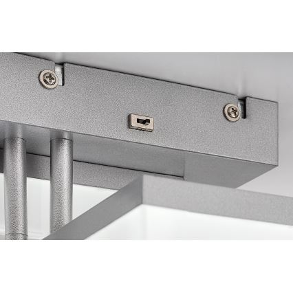 Rabalux - LED Stropní svítidlo LED/22W/230V 3000/4000/6500K matný chrom