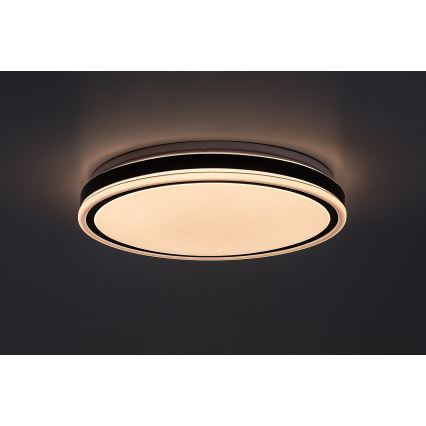 Rabalux - LED Stmívatelné stropní svítidlo LED/20W/230V 3000-6500K pr. 38,5 cm černá + dálkové ovládání