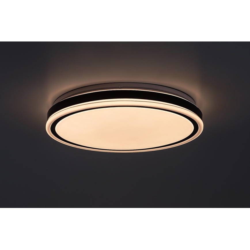 Rabalux - LED Stmívatelné stropní svítidlo LED/20W/230V 3000-6500K pr. 38,5 cm černá + dálkové ovládání