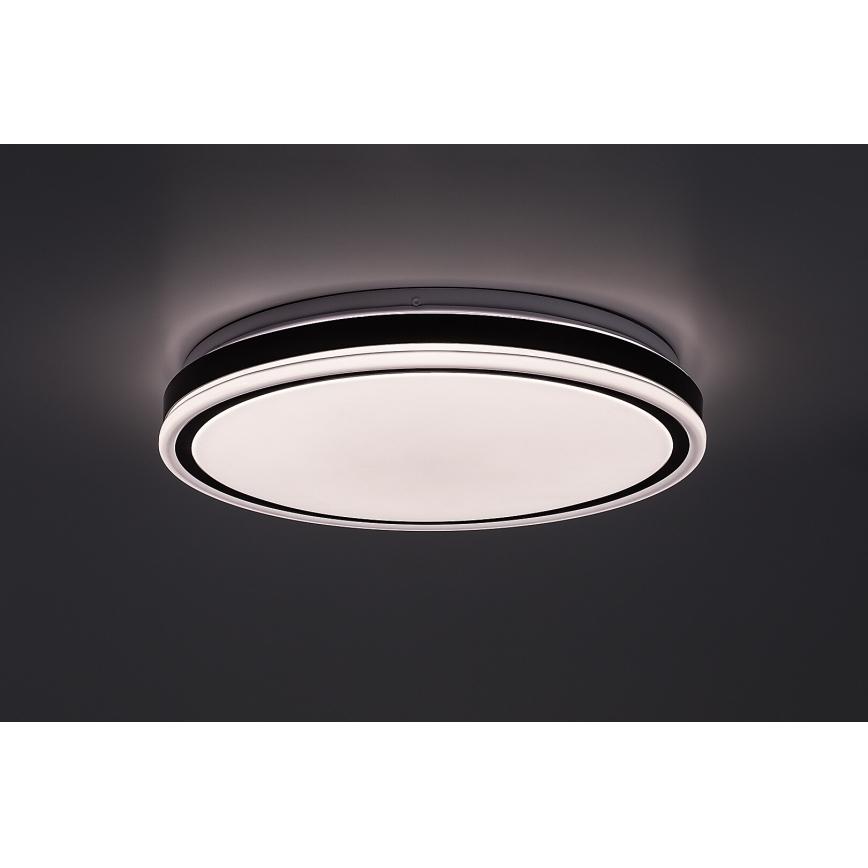 Rabalux - LED Stmívatelné stropní svítidlo LED/20W/230V 3000-6500K pr. 38,5 cm černá + dálkové ovládání