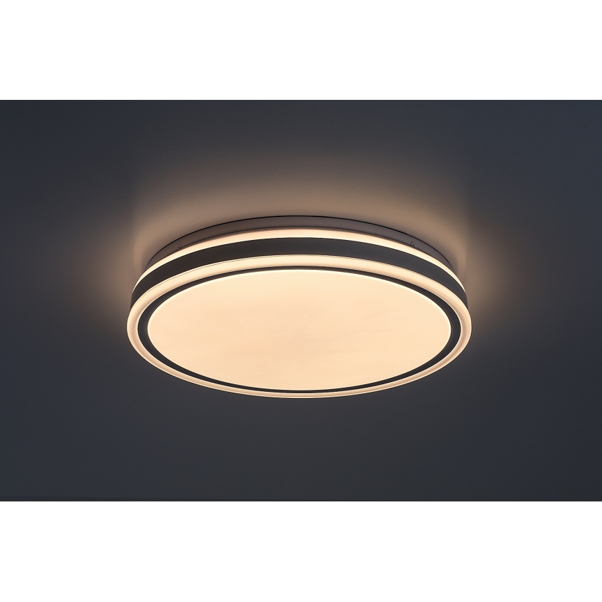 Rabalux - LED Stmívatelné stropní svítidlo LED/23W/230V 3000-6500K pr. 38,5 cm černá + dálkové ovládání