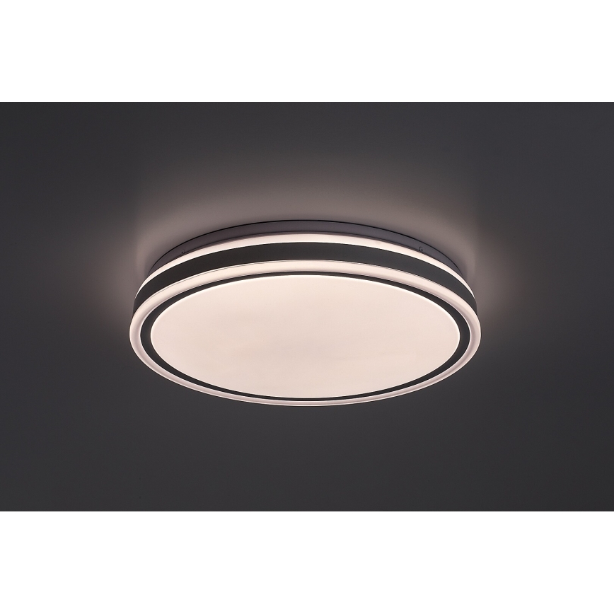 Rabalux - LED Stmívatelné stropní svítidlo LED/23W/230V 3000-6500K pr. 38,5 cm černá + dálkové ovládání