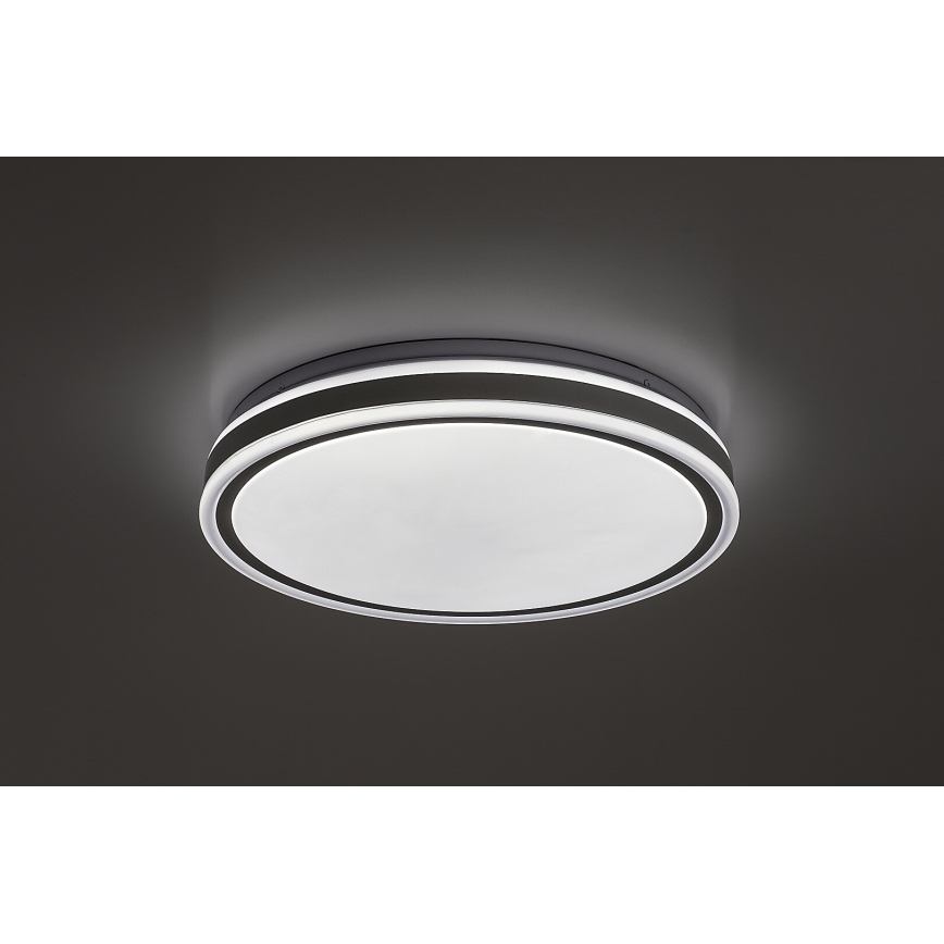 Rabalux - LED Stmívatelné stropní svítidlo LED/23W/230V 3000-6500K pr. 38,5 cm černá + dálkové ovládání
