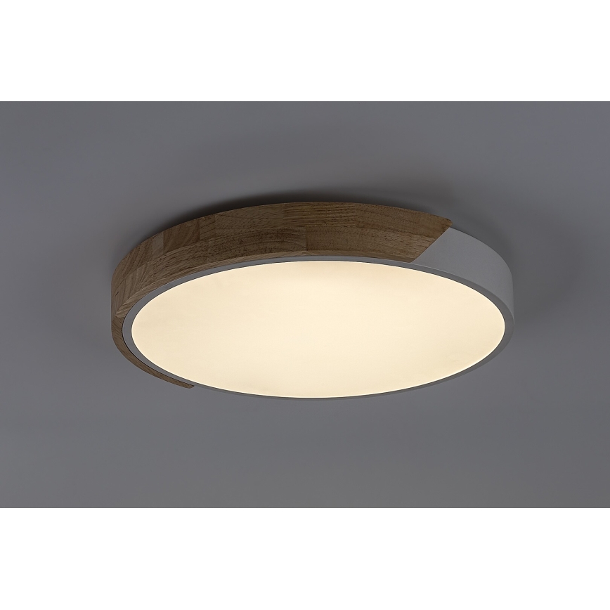Rabalux - LED Stropní svítidlo LED/24W/230V 3000K bílá/dub pr. 61 cm