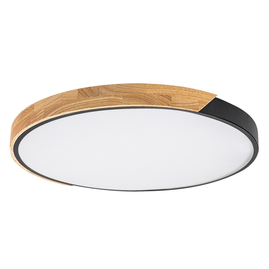 Rabalux - LED Stropní svítidlo LED/42W/230V 3000/4000/6500K černá/dub pr. 41 cm