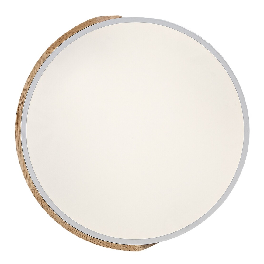 Rabalux - LED Stropní svítidlo LED/40W/230V 3000/4000/6500K bílá/dub pr. 61 cm