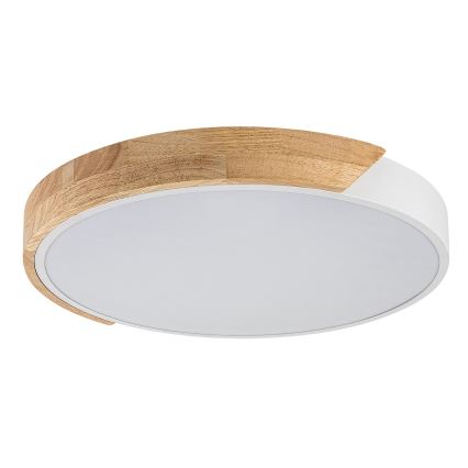 Rabalux - LED Stropní svítidlo LED/40W/230V 3000/4000/6500K bílá/dub pr. 61 cm