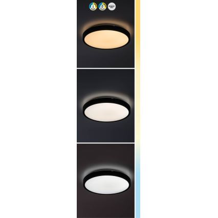 Rabalux - LED Stmívatelné koupelnové stropní svítidlo LED/36W/230V 3000-6000K IP44 pr. 42 cm bílá + dálkové ovládání