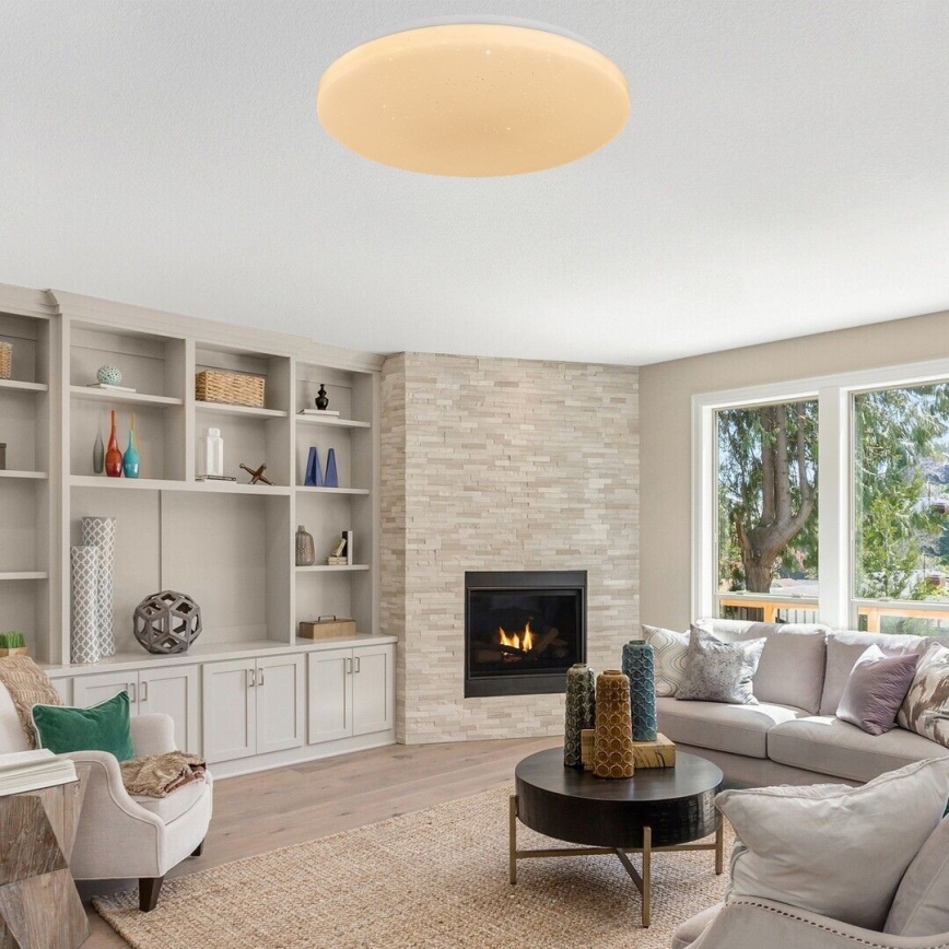 Rabalux - LED Stmívatelné stropní svítidlo LED/80W/230V 3000-6500K pr. 77 cm + dálkové ovládání