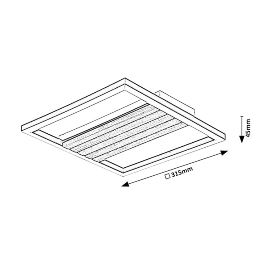 Rabalux - LED Stropní svítidlo LED/26W/230V 3000/4500/6000K