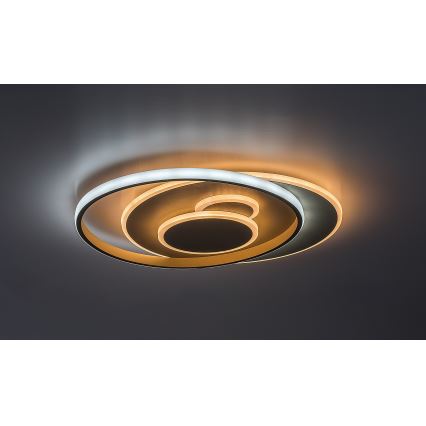 Rabalux - LED Stmívatelné stropní svítidlo LED/57W/230V 3000-6000K 48,5x40 cm + dálkové ovládání