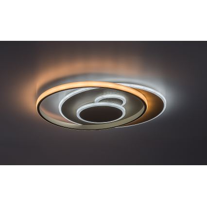 Rabalux - LED Stmívatelné stropní svítidlo LED/57W/230V 3000-6000K 48,5x40 cm + dálkové ovládání