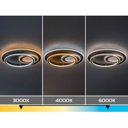 Rabalux - LED Stmívatelné stropní svítidlo LED/60W/230V 3000-6000K pr. 50 cm + dálkové ovládání