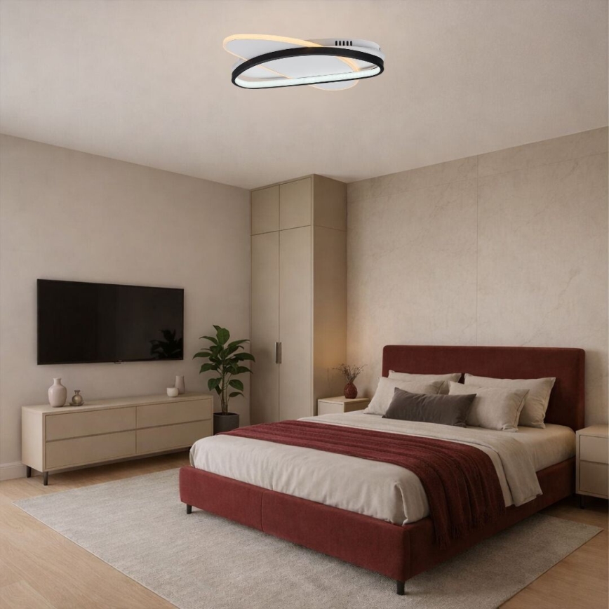 Rabalux - LED Stmívatelné stropní svítidlo LED/57W/230V 3000-6000K 45x30,5 cm + dálkové ovládání