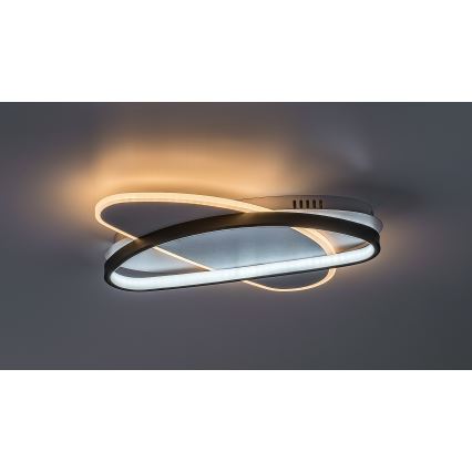 Rabalux - LED Stmívatelné stropní svítidlo LED/57W/230V 3000-6000K 45x30,5 cm + dálkové ovládání