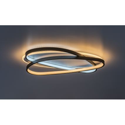 Rabalux - LED Stmívatelné stropní svítidlo LED/57W/230V 3000-6000K 53x38 cm + dálkové ovládání