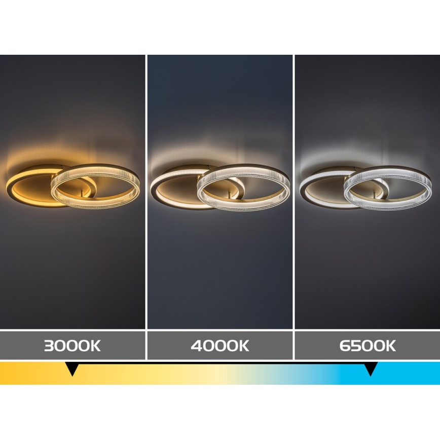 Rabalux - LED Stmívatelné stropní svítidlo LED/22W/230V 3000-6500K 53,5x35 cm + dálkové ovládání