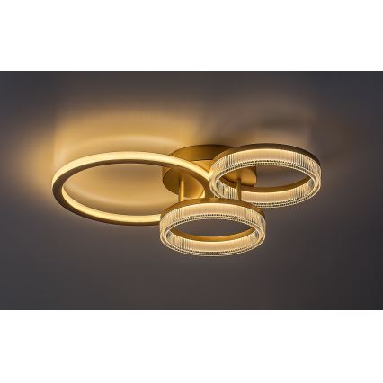 Rabalux - LED Stmívatelné stropní svítidlo LED/38W/230V 3000-6500K 58,5x38 cm + dálkové ovládání