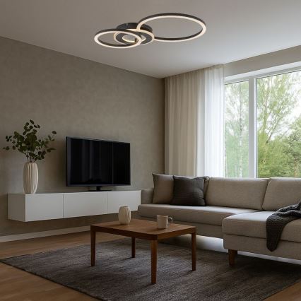 Rabalux - LED Stmívatelné stropní svítidlo LED/24W/230V 3000-6500K 46x33 cm + dálkové ovládání