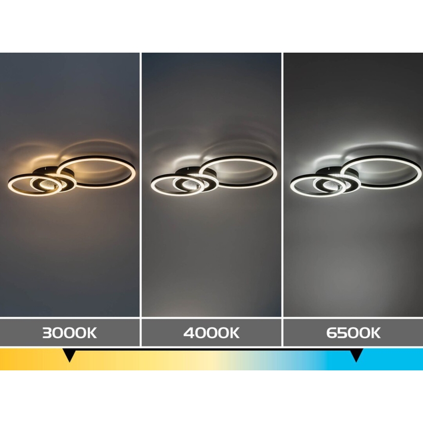 Rabalux - LED Stmívatelné stropní svítidlo LED/24W/230V 3000-6500K 46x33 cm + dálkové ovládání