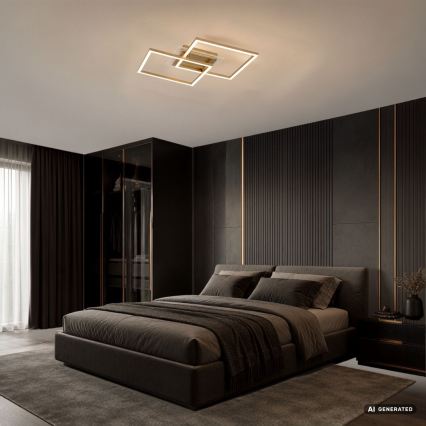 Rabalux - LED Stropní svítidlo LED/28W/230V 3000K 47x70 cm zlatá