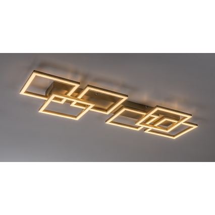 Rabalux - LED Stmívatelné stropní svítidlo LED/40W/230V 3000-6500K 33x100 cm béžová + dálkové ovládání