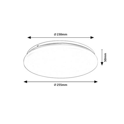 Rabalux - LED Stropní svítidlo LED/24W/230V 4000K pr. 37,5 cm