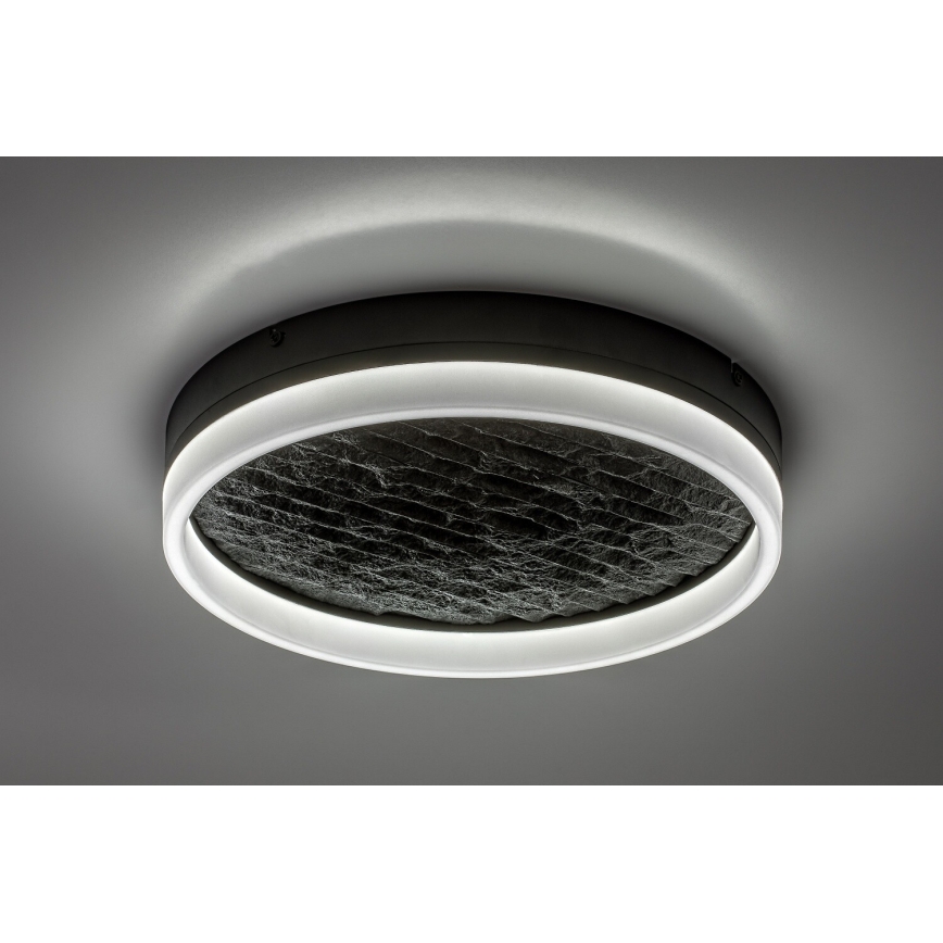 Rabalux - LED Stmívatelné stropní svítidlo LED/24W/230V 3000-6500K pr. 40 cm černá + dálkové ovládání
