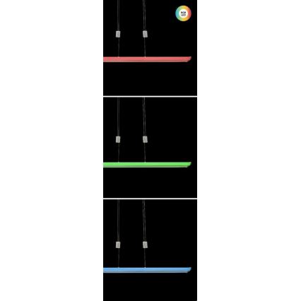 Rabalux - LED RGB Stmívatelný lustr na lanku LED/24W/230V Wi-Fi Tuya + dálkové ovládání