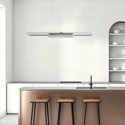 Rabalux - LED Lustr na lanku LED/48W/230V 4000K matný chrom