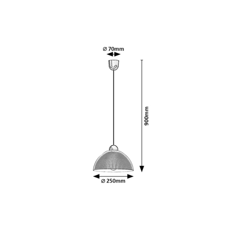 Rabalux - Lustr na lanku 1xE27/60W/230V