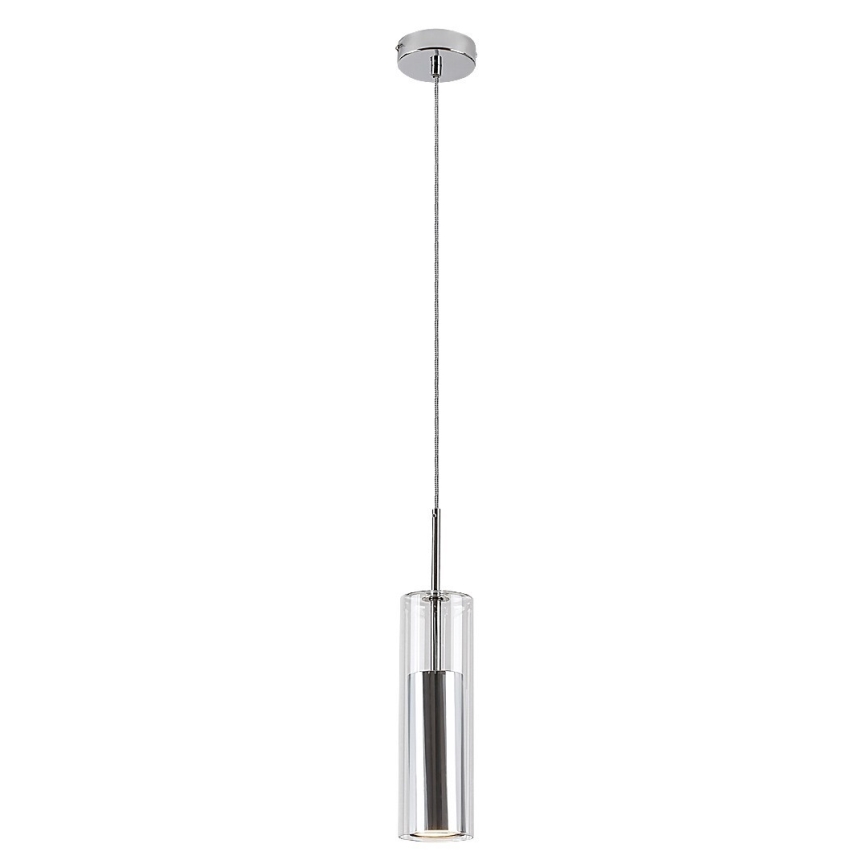 Rabalux - Lustr na lanku 1xGU10/50W/230V čirá/lesklý chrom