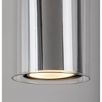 Rabalux - Lustr na lanku 1xGU10/50W/230V čirá/lesklý chrom