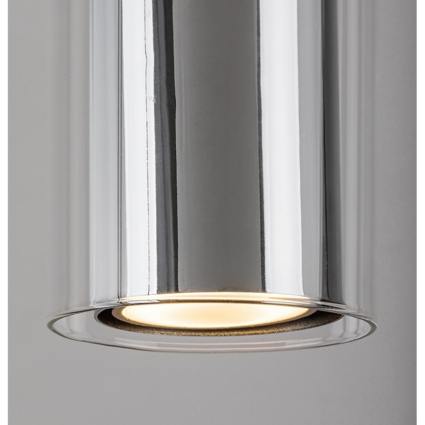 Rabalux - Lustr na lanku 1xGU10/50W/230V čirá/lesklý chrom