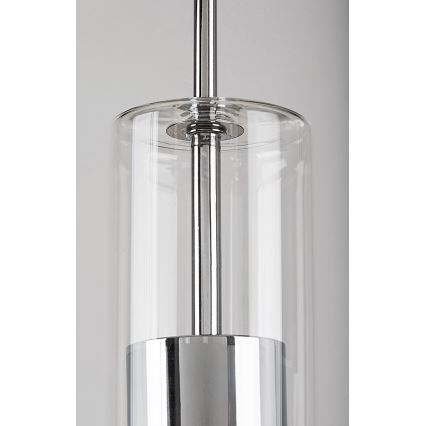 Rabalux - Lustr na lanku 1xGU10/50W/230V čirá/lesklý chrom