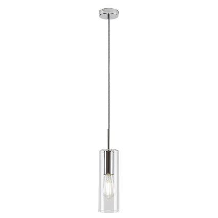 Rabalux - Lustr na lanku 1xE27/40W/230V čirá/lesklý chrom