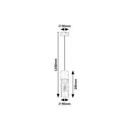 Rabalux - Lustr na lanku 1xE27/25W/230V