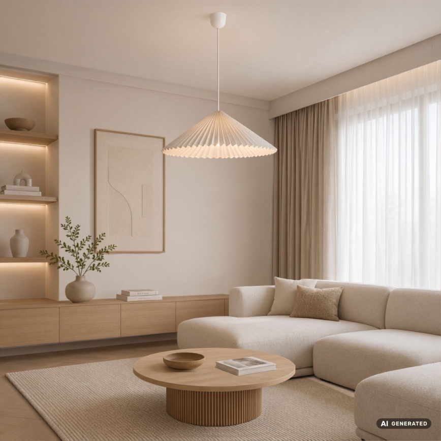 Rabalux - Stínidlo k lustru max. 40W pr. 59 cm bílá
