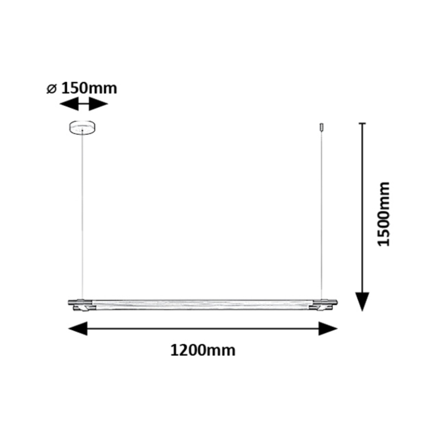 Rabalux - LED Lustr na lanku LED/28W/230V 3000K
