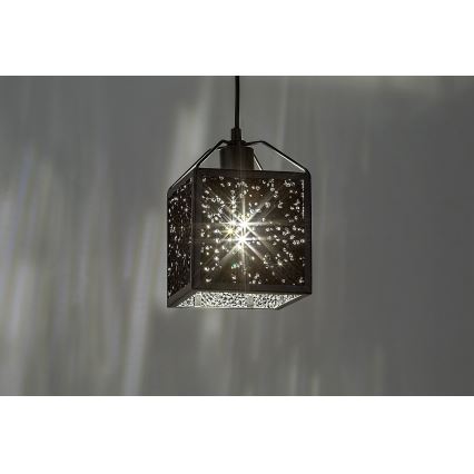 Rabalux - Lustr na lanku 1xE27/40W/230V černá