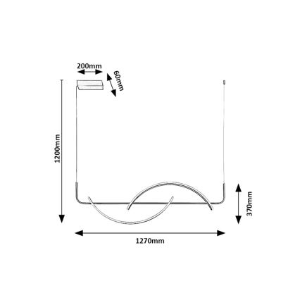 Rabalux - LED Lustr na lanku LED/35W/230V