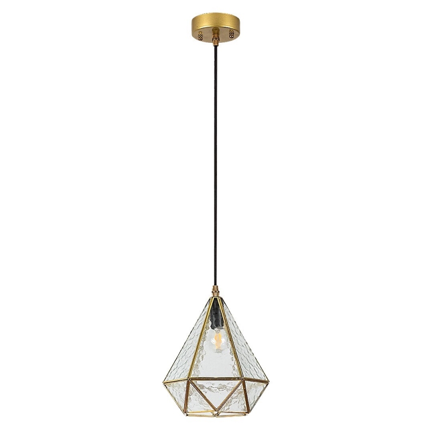 Rabalux - Tiffany vitrážový lustr na lanku 1xE14/40W/230V zlatá