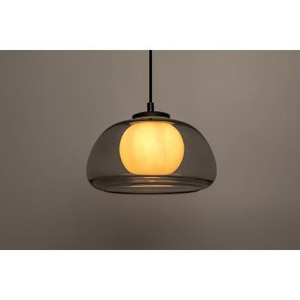Rabalux - Lustr na lanku 1xG9/5W/230V kouřová