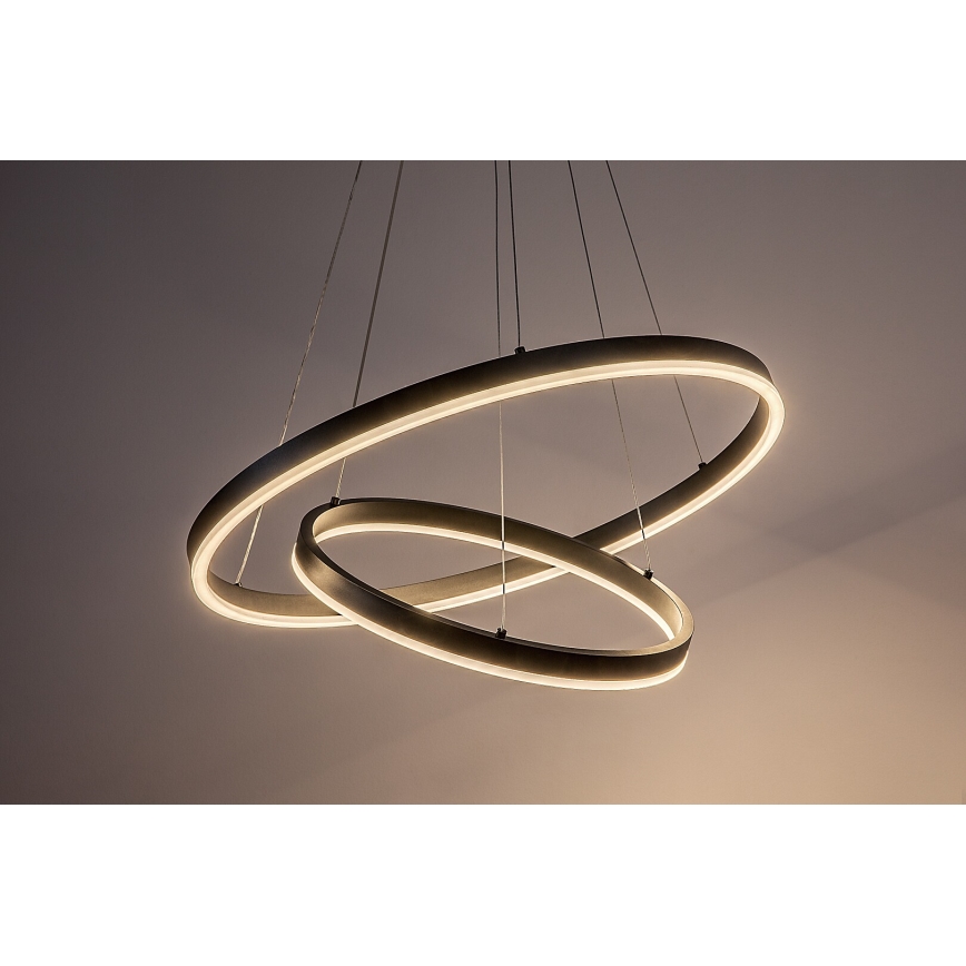 Rabalux - LED Stmívatelný lustr na lanku LED/80W/230V 3000-6500K + dálkové ovládání