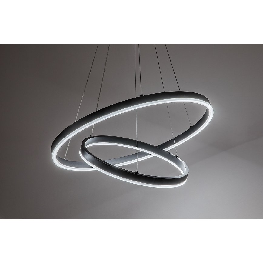 Rabalux - LED Stmívatelný lustr na lanku LED/80W/230V 3000-6500K + dálkové ovládání