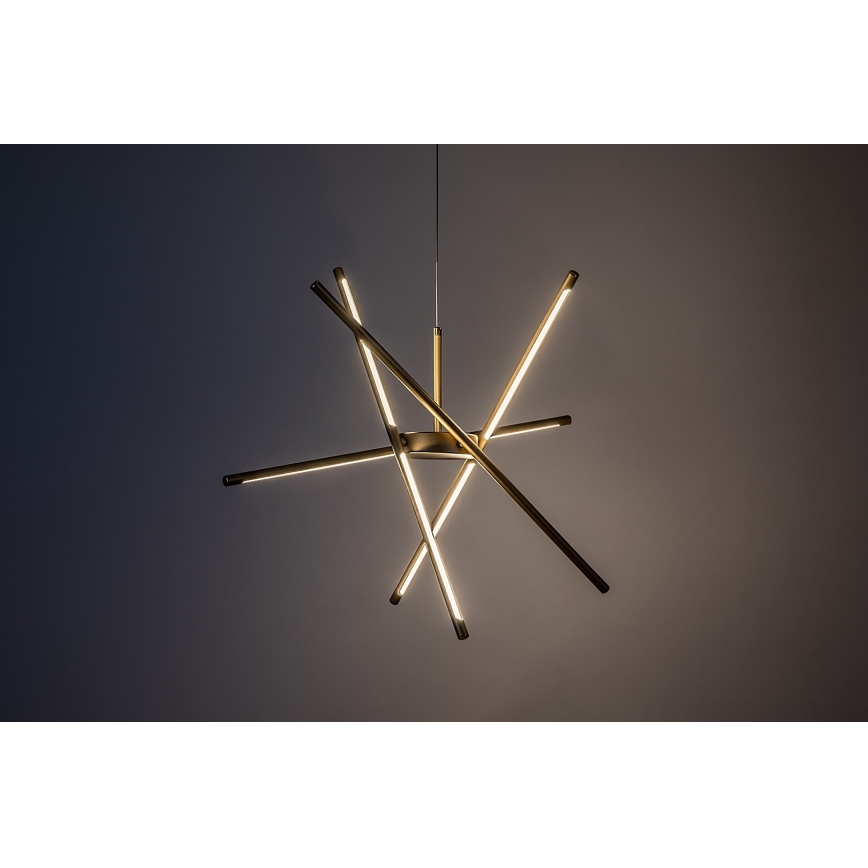Rabalux - LED Lustr na lanku LED/40W/230V 3000K zlatá