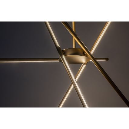 Rabalux - LED Lustr na lanku LED/40W/230V 3000K zlatá