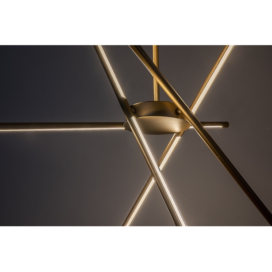 Rabalux - LED Lustr na lanku LED/40W/230V 3000K zlatá