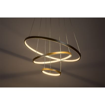 Rabalux - LED Stmívatelný lustr na lanku LED/90W/230V 3000-6500K + dálkový ovladač